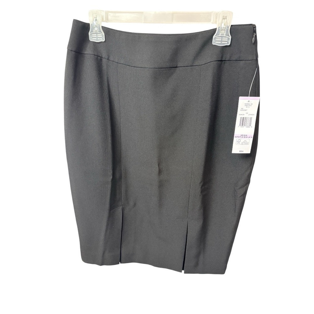NWT Evan Picone Black Label Elegant Black Pencil Skirt